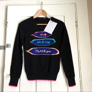 Sonia by Sonia Rykiel Cotton Graphic Sweater